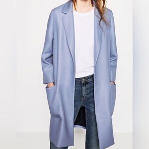 ZARA blue coat with pockets